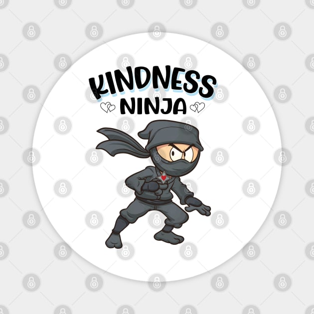 Kindness Ninja Magnet by reedae